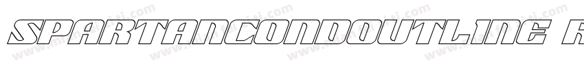 SpartanCondOutline R字体转换